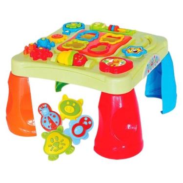Imagem de Brinquedo Mesinha Criativa c/ Som Educativo Didático Mesa Infantil Kid