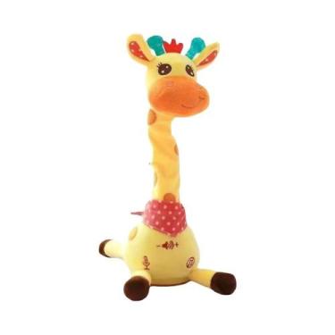 Imagem de Brinquedo Girafa Dançante E Falante Com 10 Músicas, Volume Ajustável, 