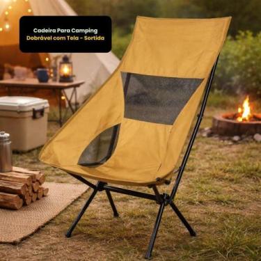 Imagem de Cadeira Para Camping Dobrável Com Tela - Sortida - Top Rio