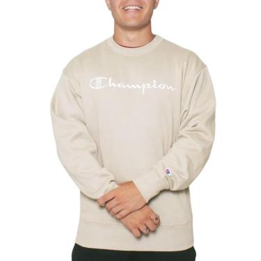 Imagem de Moletom Careca Champion Script Autumn Beige-Masculino