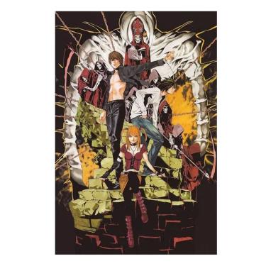 Imagem de Pôster em tela de anime Death Note, pintura de parede, 40x60cm