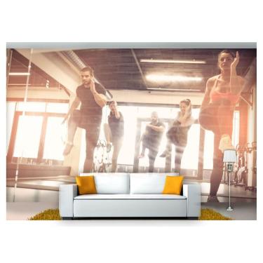 Imagem de Papel De Parede Academia Exercício Crossfit 3D Aca09
