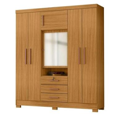 Imagem de Guarda Roupa Casal Imperial Carvalho Americano - Incorplac