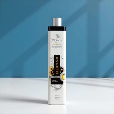 Imagem de Shampoo Gold Black Victoria Hair 1 Litro - VICTORIA HAIR COSMETICOS