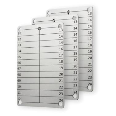 Imagem de 3 Placas Cold Wallet de Aço Inox – Backup Metálico para Seed Phrase Cripto – À Prova de Fogo, Água e Corrosão – Compatível com Bitcoin, Ethereum e Outras Carteiras