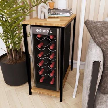 Imagem de Móvel Aparador Para Adegas Estilo Industrial Gourmet Adega de Vinho - 