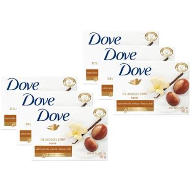 Imagem de Kit Sabonete Neutro Dove Delicious Care - 6 Unidades de 90g Cada