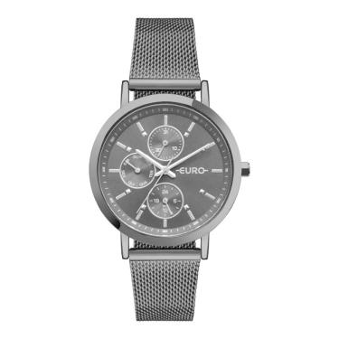 Imagem de Relógio Euro Feminino Ref: Eu6p27ac/4p Multifunção Mesh Black