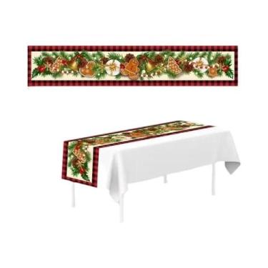 Imagem de Feliz Natal 2024, Caminho De Mesa Para Decoração De Casa, Natal, Ano N