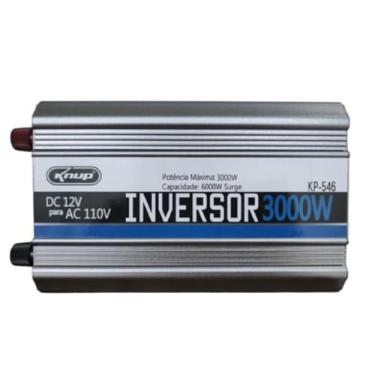 Imagem de Inversor Conversor Veicular C/potência 3000W 12V P/ 110V KP-546 KNUP