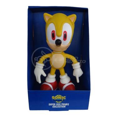 Imagem de Boneco Action Figure Super Sonic 23cm Sonic