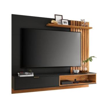 Imagem de Painel Suspenso TV 65 Polegadas 180 Cm Tocantins Colibri Preto Noce Mi