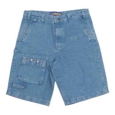 Imagem de Bermuda Drop Dead Jeans Denin Pocket Short - Azul-Masculino