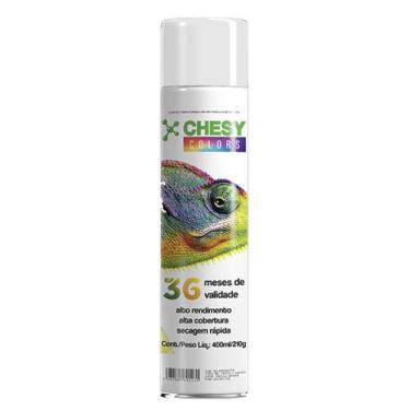 Imagem de Tinta Spray Chesy 400ml  ALTA TEMPERATURA -, BRANCO