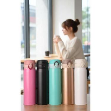 Imagem de Garrafa Térmica Inox 400ml: Frio 24h / Quente 12h - Congratulations St