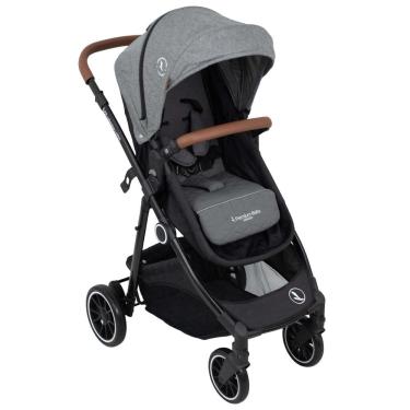 Imagem de Carrinho De Bebê Travel System Premium Baby TS Aria Cinza Black Com Base 3 Em 1