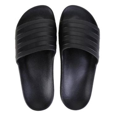 Imagem de Chinelo Adidas Adilette Aqua Masculino, Preto, 34/35
