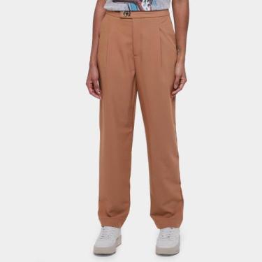 Imagem de Calça Colcci Alfaiataria Feminina, Marrom, 34