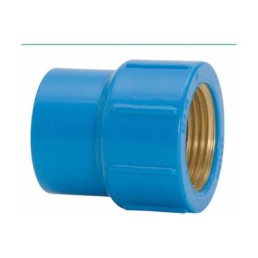Imagem de Luva 25mm X 3/4" Azul com Bucha Latão - Krona