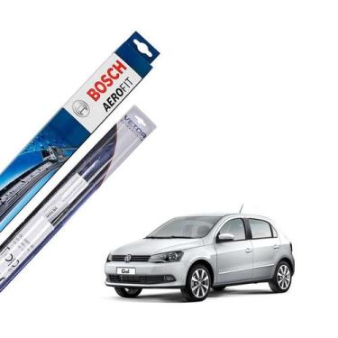 Imagem de Kit palheta Limpador Parabrisa GOL G6 2013 2014 2015 2016 17 - Bosch e