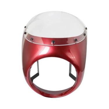 Imagem de Protetor De Farol De Motocicleta De 7 Polegadas Com Capa De Para-brisa