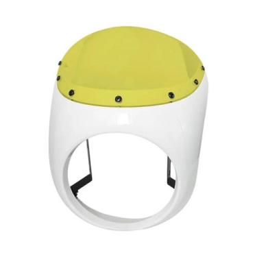 Imagem de Protetor De Farol De Motocicleta De 7 Polegadas Com Capa De Para-brisa