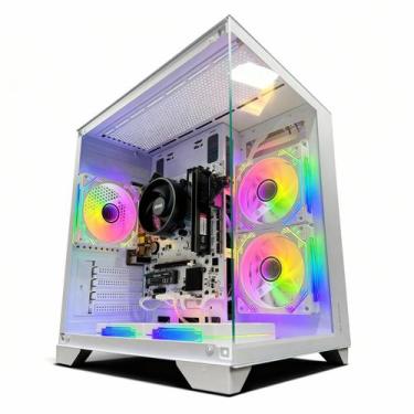 Imagem de PC Gamer Aquario Preto ou Branco  Ryzen 5 5600GT  16GB RAM  SSD NVMe 5