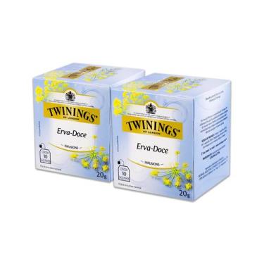 Imagem de Kit Chá Twinings Erva Doce 20g - 2 Unidades