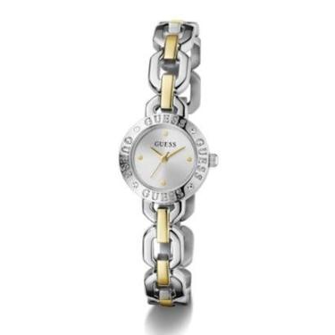 Imagem de Relógio Guess Gw1019l3 Feminino 23mm Bicolor Pequeno Mini Prateado Dourado Mini Joia-Feminino