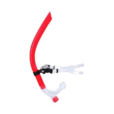 Imagem de Snorkel Frontal Com Válvula De Purga Unidirecional Para Natação Em Pis