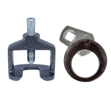 Imagem de Kit Extrator Saca Terminal Grande E Chave Para Braço Axial - FERON