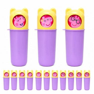 Imagem de 10 Tubos Lembrancinhas p/ Doces e Sacolinha Surpresa Peppa - Plasútil