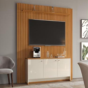 Imagem de Painel Ripado 184cm com Buffet 3 Portas Berlin 135cm