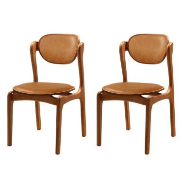 Imagem de Conjunto com 2 Cadeiras de Jantar Solaris Soft Moderna Mobilia