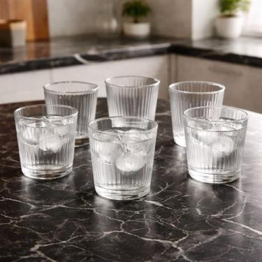 Imagem de Conjunto de 6 Copos Baixo 360ml De Vidro Tmax Lines - Hauskraft
