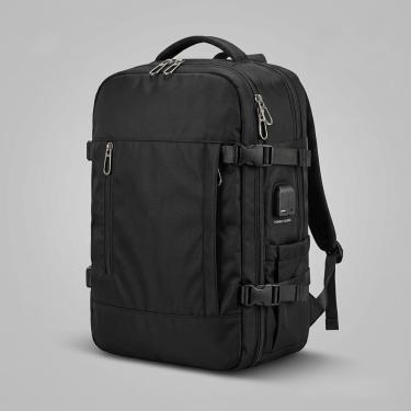Imagem de Mochila Expansível Notebook Viagem Impermeável Reforçada Antiroubo com Porta USB-Unissex