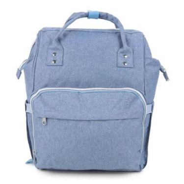 Imagem de Mochila Maternidade Pimpolho Unissex Na Cor Cinza Ref: 89952
