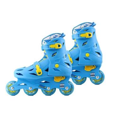 Imagem de Patins Profissional Inline Flying Eagle Apex Inline, Azul, 29/33