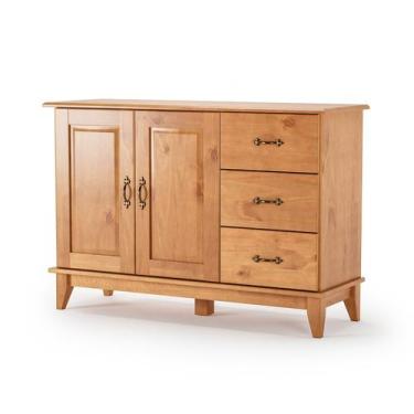 Imagem de Aparador Buffet 120,0 Cm Bella 2 Portas e 3 Gavetas Móveis MPO, Carval