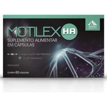 Imagem de Motilex ha colágeno tipo 2 + ácido hialurônico 60 cápsulas - Apsen - A