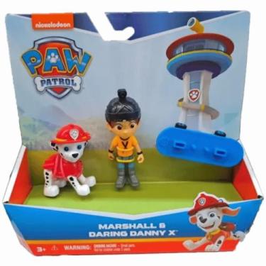 Imagem de Bonecos Marshall e Danny X Patrulha Canina 11cm Sunny 3587 - Sunny Bri