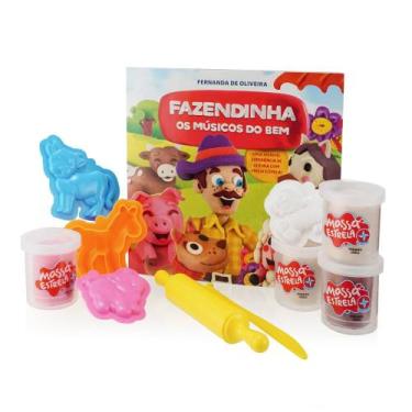 Imagem de Livro Interativo Com Massa Fazendinha Os Músicos do Bem 815155 Estrela