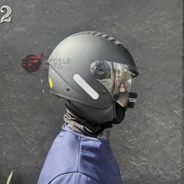 Imagem de Capacete Race Tech One Monocolor Matte Black, 60, Preto