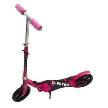 Imagem de Patinete scooter 2 rodas rosa 99cm 523401 - ESM