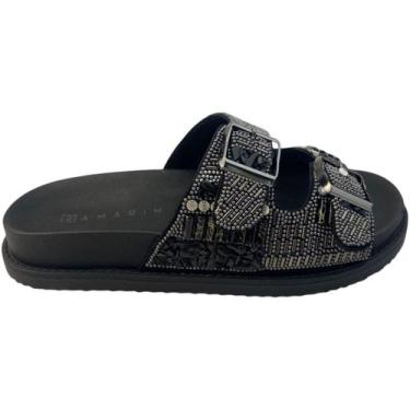 Imagem de Tamanco Ramarim Flatform Glamour Slin - Via Marte, Preto, 35