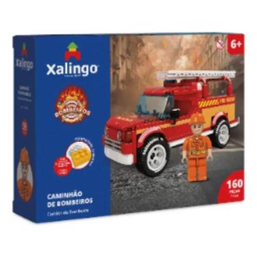 Imagem de Bl bombeiros caminhao de bombeiro - 160 pcs - Xalingo
