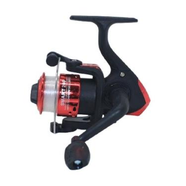 Imagem de Molinete Pesca Smart 200 Vermelho Tilapia Lambari Pacu Piau