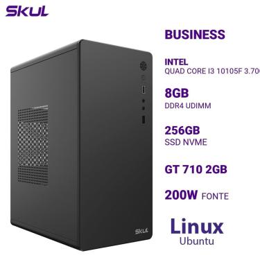 Imagem de Computador B300 Intel Core i3-10105F 8GB DDR4 SSD 256GB Nvme Linux Ubuntu Skul