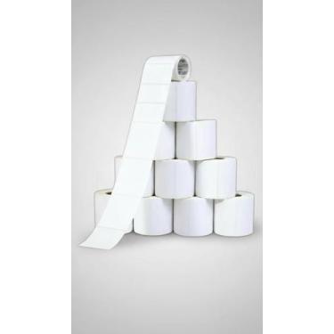 Imagem de Kit 40 Rolos Etiqueta Térmica 60x40mm Sem Ribbon - Congratulations Sto