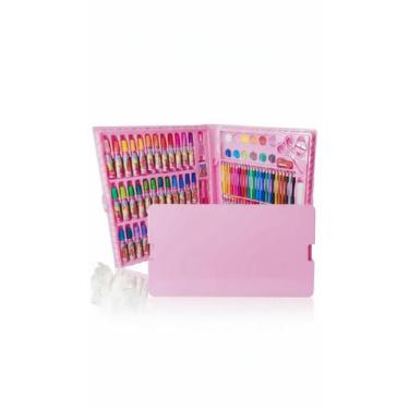 Imagem de Kit Pintura Infantil 150 Peças Maleta Estojo Unicórnio - Congratulatio
